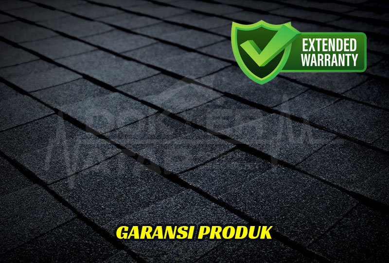 cara membedakan genteng aspal baik dan buruk dari garansi produk