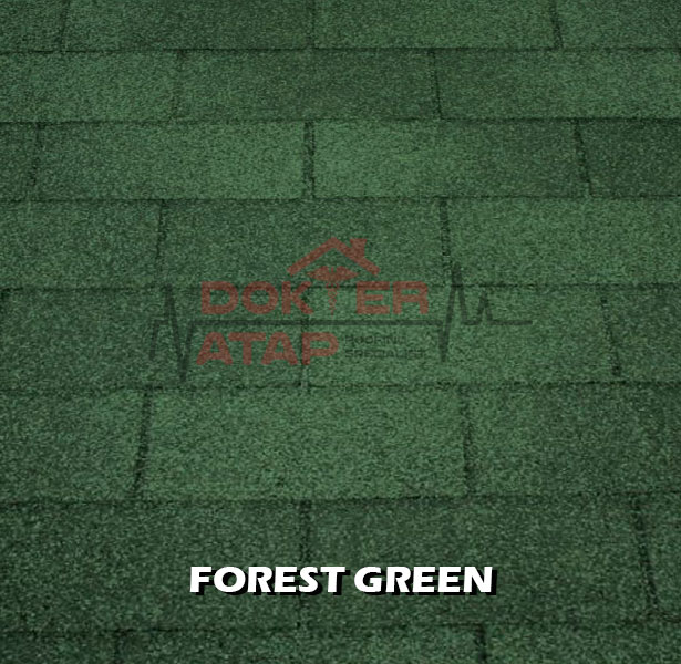 genteng aspal atap bitumen CTI CT3 murah forest green