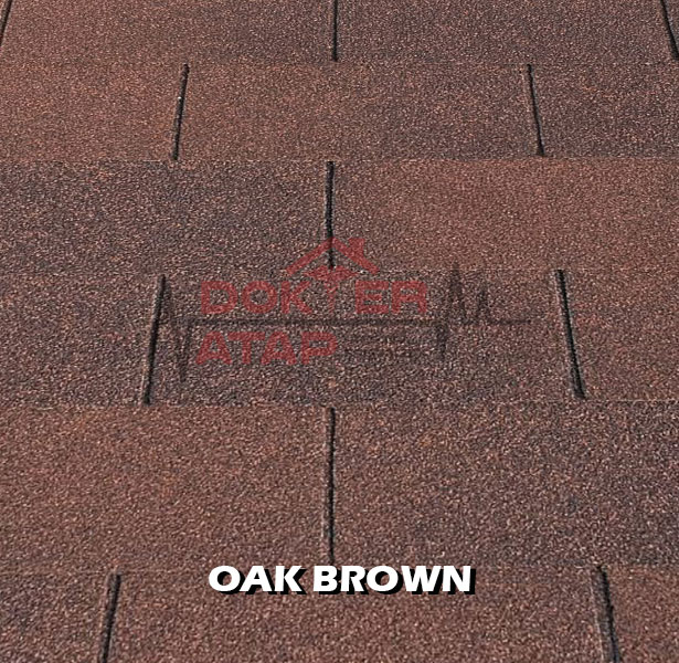 genteng aspal atap bitumen CTI CT3 murah oak brown