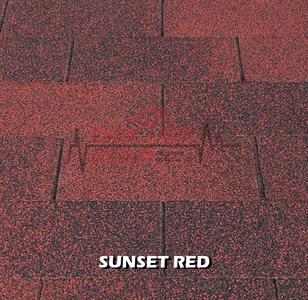 genteng aspal atap bitumen CTI CT3 murah sunset red