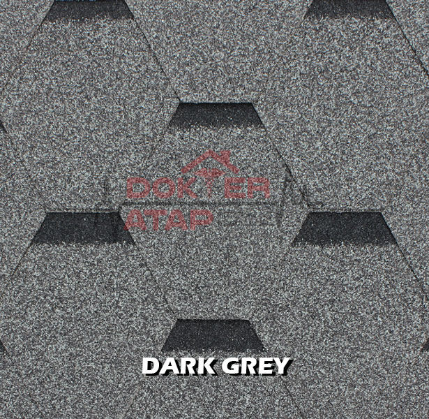 genteng aspal atap bitumen CTI CT5 murah dark grey