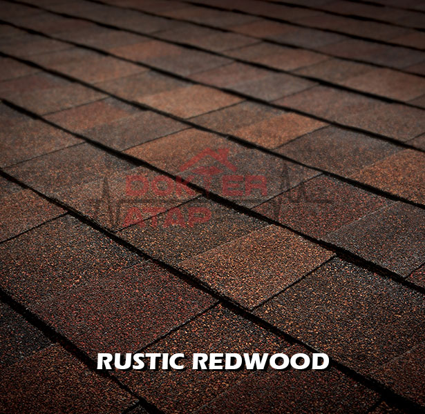 tamko elite heritage, genteng aspal bitumen atap tamko rustic redwood
