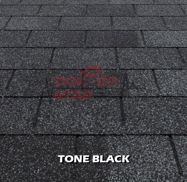 tegola premium rectangular tone black, genteng aspal bitumen atap tegola