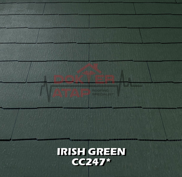 quad colonial atap fiber cement kmew colorbest genteng semen fiber irish green cc247