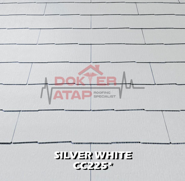 quad colonial atap fiber cement kmew colorbest genteng semen fiber silver white cc225